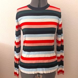 Halogen Striped Knit Sweater